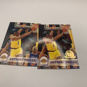2ct 1993 Skybox Los Angeles Lakers Anthony Peeler Trading Cards